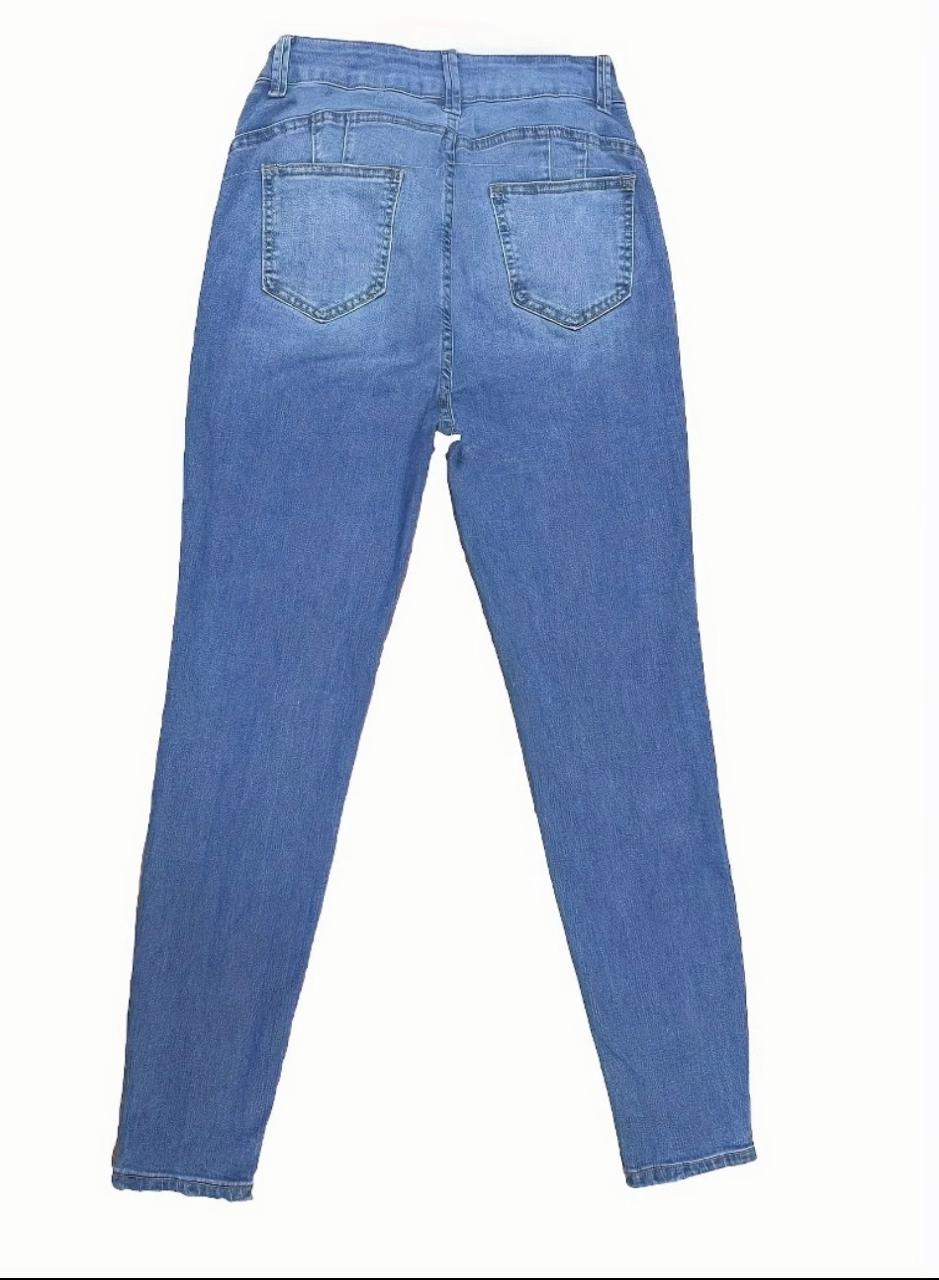 CurveCraft Sculpt Skinny Jeans - flat lay